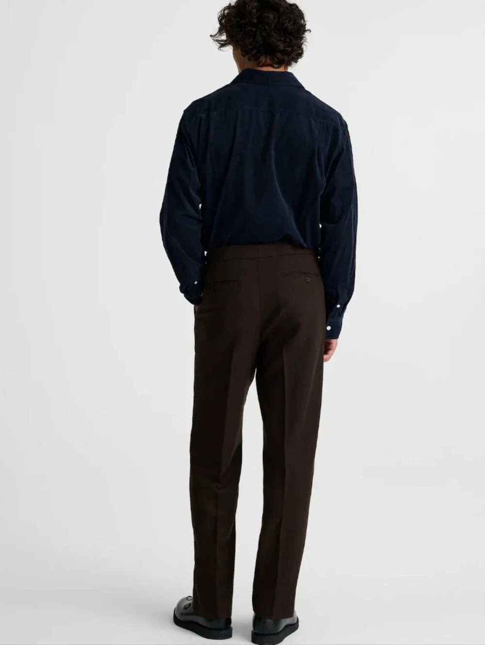 Madewell Officer Pants in Wool Blend  NX967 Size 30 NEW Chocolate